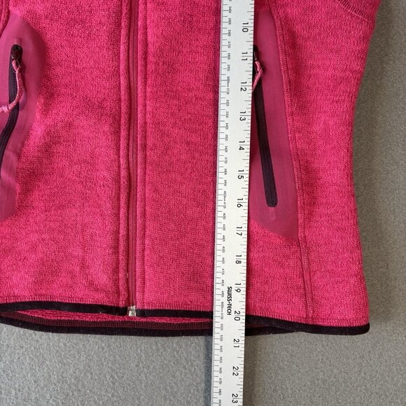 Arcteryx Fleece Sweater Pink Raspberry Jacket XS Full Zip Gorpcore Outdoor Trail - Picture 9 of 15